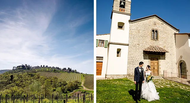 カステッロ・ヴィッキオマッジョ~古城ワイナリーウェディング~