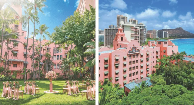 ロイヤル ハワイアン ウェディング