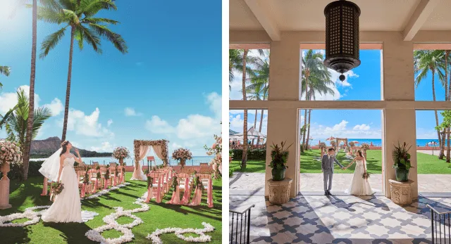 ロイヤル ハワイアン ウェディング