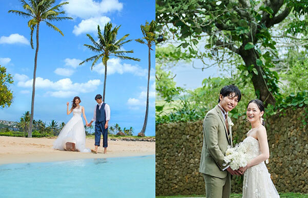 ハワイ挙式と沖縄リゾート挙式との違いを見る