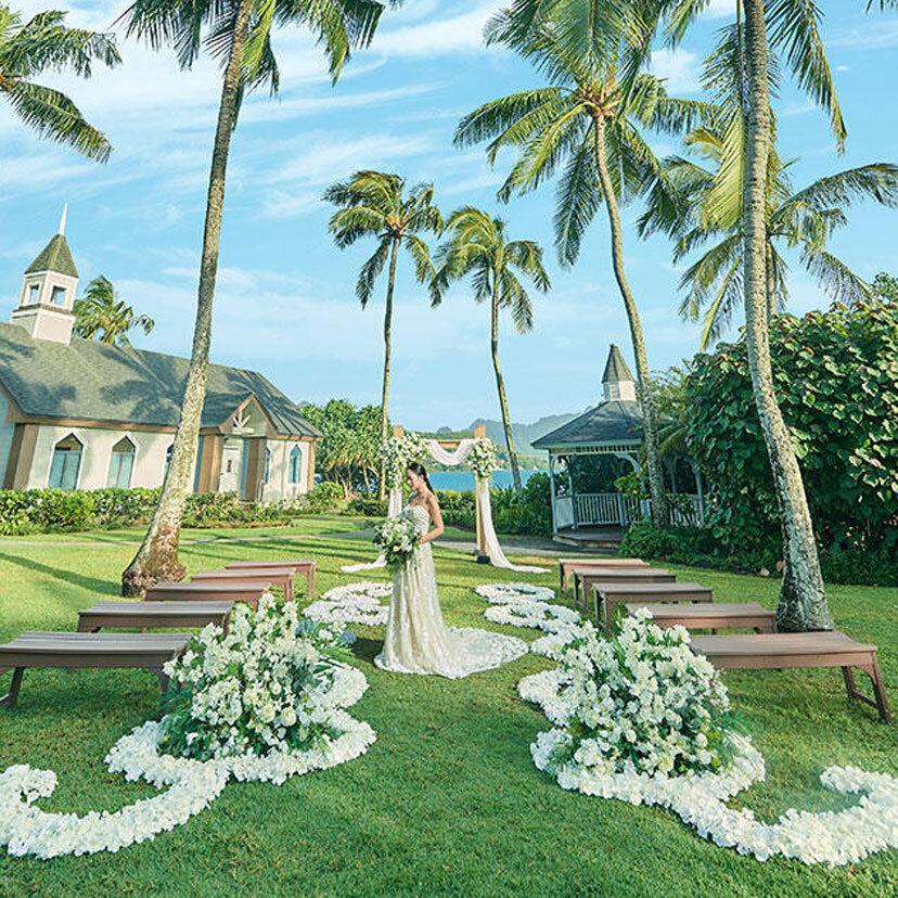 写真:人気のガーデンウェディング