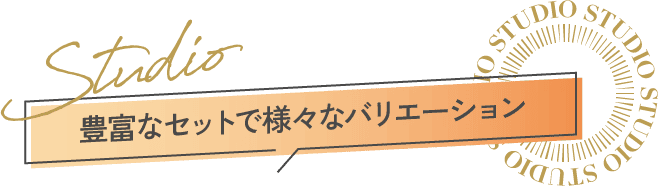 豊富なセットで様々なバリエーション