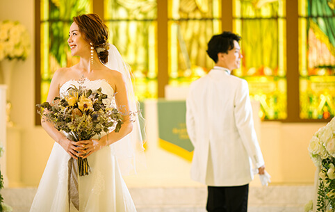 札幌ブランバーチ チャペル 前撮り フォトウェディング 結婚写真なら ワタベウェディング