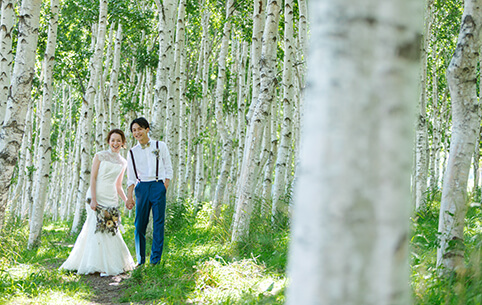 札幌フォトスタジオ 前撮り フォトウェディング 結婚写真なら ワタベウェディング