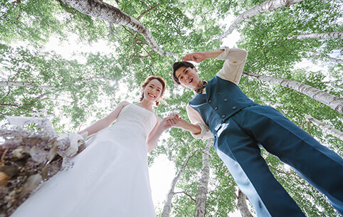 札幌フォトスタジオ 前撮り フォトウェディング 結婚写真なら ワタベウェディング